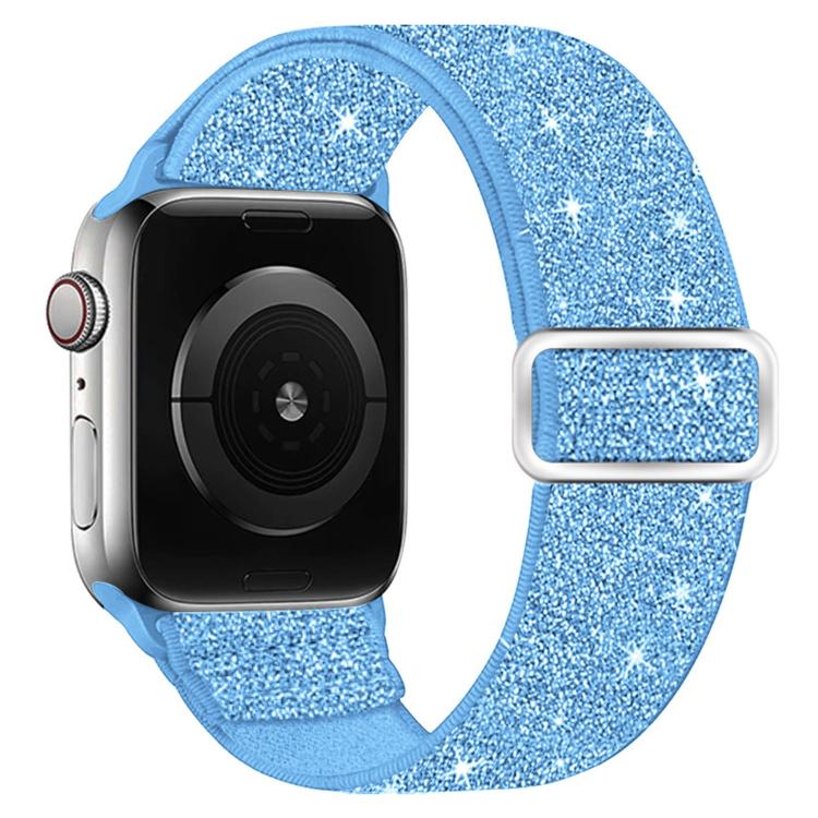 Glitter Elastic Nylon Watch Band, For Apple Watch 49mm / 46mm / 45mm / 44mm, For Apple Watch 42mm / 41mm / 40mm / 38mm