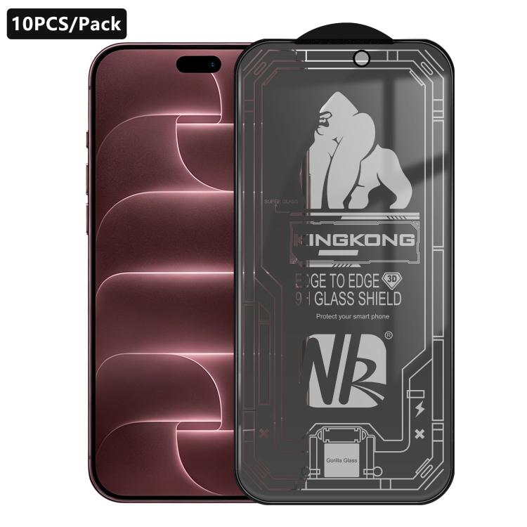 10 PCS/Pack 3D Large Arc Edge Electroplated Full-Screen 28-Degree Privacy Tempered Glass Film, For iPhone 18 Pro, For iPhone 18 Pro Max, For iPhone 17 Pro Max, For iPhone 17 Pro, For iPhone 17, For iPhone Air, For iPhone 16 Pro Max, For iPhone 16 Pro  ...