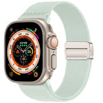 Double Magnetic Buckle Elastic Nylon Watch Band, For Apple Watch 49mm / 46mm / 45mm / 44mm, For Apple Watch 42mm / 41mm / 40mm / 38mm