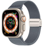 Double Magnetic Buckle Elastic Nylon Watch Band, For Apple Watch 49mm / 46mm / 45mm / 44mm, For Apple Watch 42mm / 41mm / 40mm / 38mm