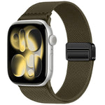 Double Magnetic Buckle Elastic Nylon Watch Band, For Apple Watch 49mm / 46mm / 45mm / 44mm, For Apple Watch 42mm / 41mm / 40mm / 38mm