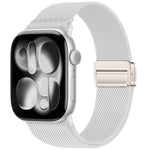 Double Magnetic Buckle Elastic Nylon Watch Band, For Apple Watch 49mm / 46mm / 45mm / 44mm, For Apple Watch 42mm / 41mm / 40mm / 38mm