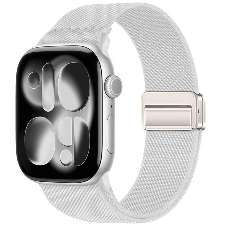 Double Magnetic Buckle Elastic Nylon Watch Band, For Apple Watch 49mm / 46mm / 45mm / 44mm, For Apple Watch 42mm / 41mm / 40mm / 38mm