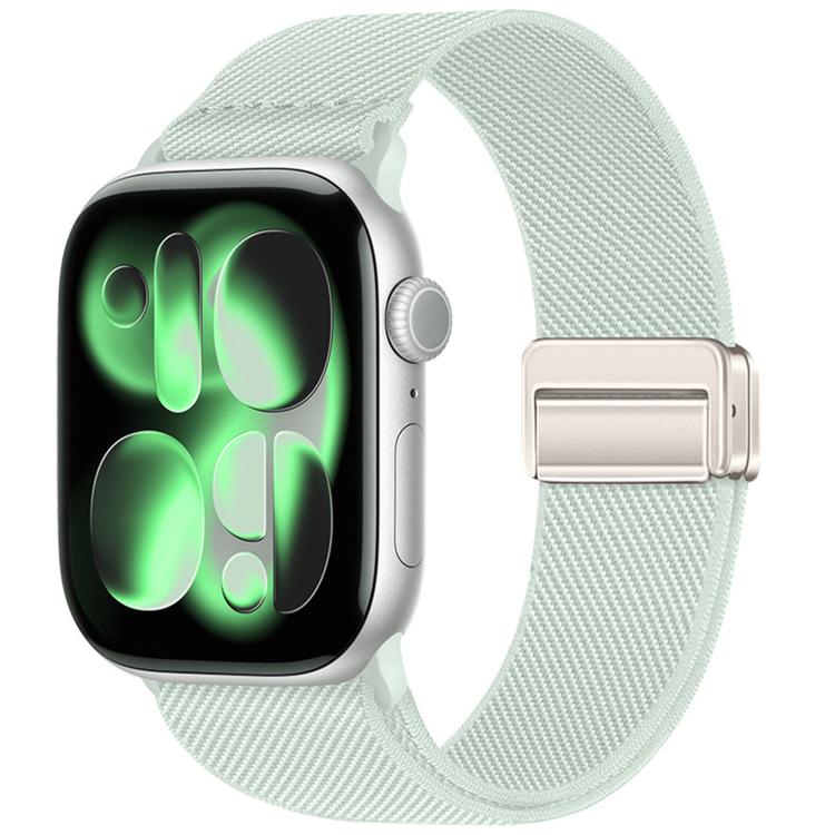 Double Magnetic Buckle Elastic Nylon Watch Band, For Apple Watch 49mm / 46mm / 45mm / 44mm, For Apple Watch 42mm / 41mm / 40mm / 38mm