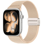 Double Magnetic Buckle Elastic Nylon Watch Band, For Apple Watch 49mm / 46mm / 45mm / 44mm, For Apple Watch 42mm / 41mm / 40mm / 38mm