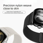 Double Magnetic Buckle Elastic Nylon Watch Band, For Apple Watch 49mm / 46mm / 45mm / 44mm, For Apple Watch 42mm / 41mm / 40mm / 38mm
