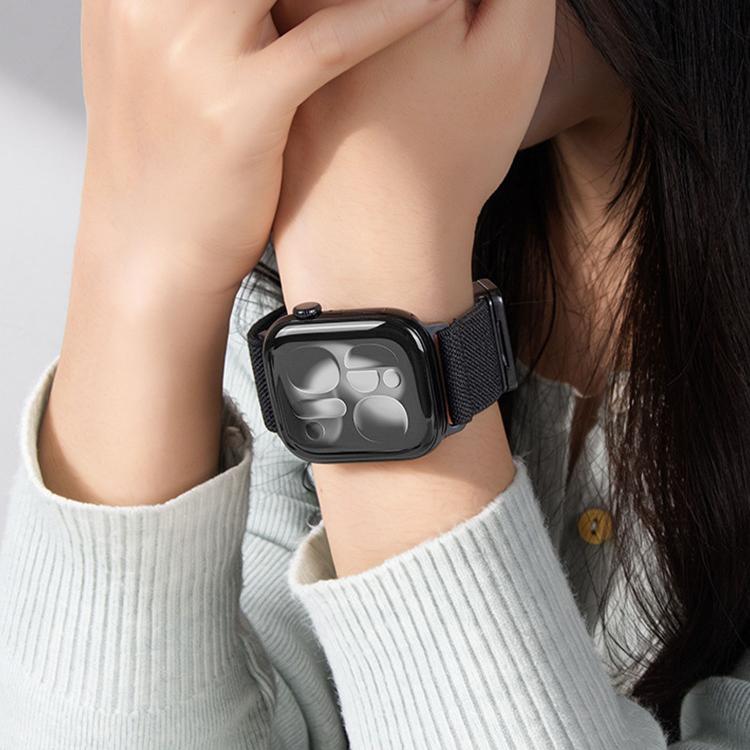 Double Magnetic Buckle Elastic Nylon Watch Band, For Apple Watch 49mm / 46mm / 45mm / 44mm, For Apple Watch 42mm / 41mm / 40mm / 38mm