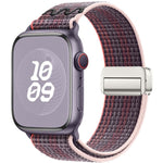 Magnetic Buckle Loop Nylon Watch Band, For Apple Watch 46mm / 49mm / 45mm / 44mm, For Apple Watch 42mm / 41mm / 40mm / 38mm