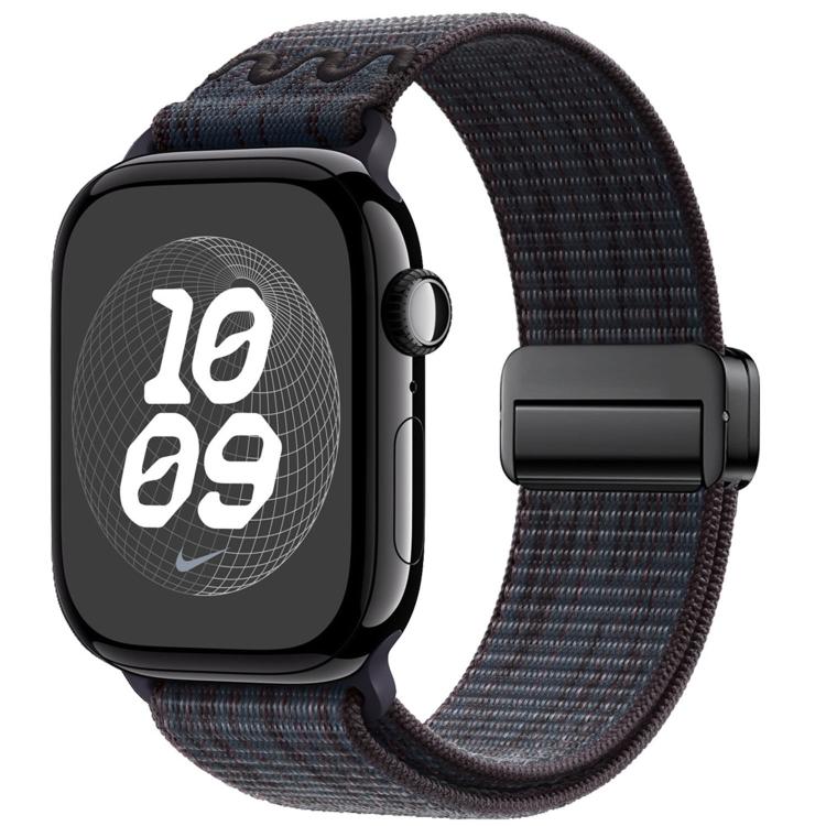 Magnetic Buckle Loop Nylon Watch Band, For Apple Watch 46mm / 49mm / 45mm / 44mm, For Apple Watch 42mm / 41mm / 40mm / 38mm