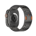 Titanium Alloy watchband Three Beads Magnetic Clasp For Apple Watch 46mm / 49mm / 45mm / 44mm, For Apple Watch 42mm / 41mm / 40mm / 38mm