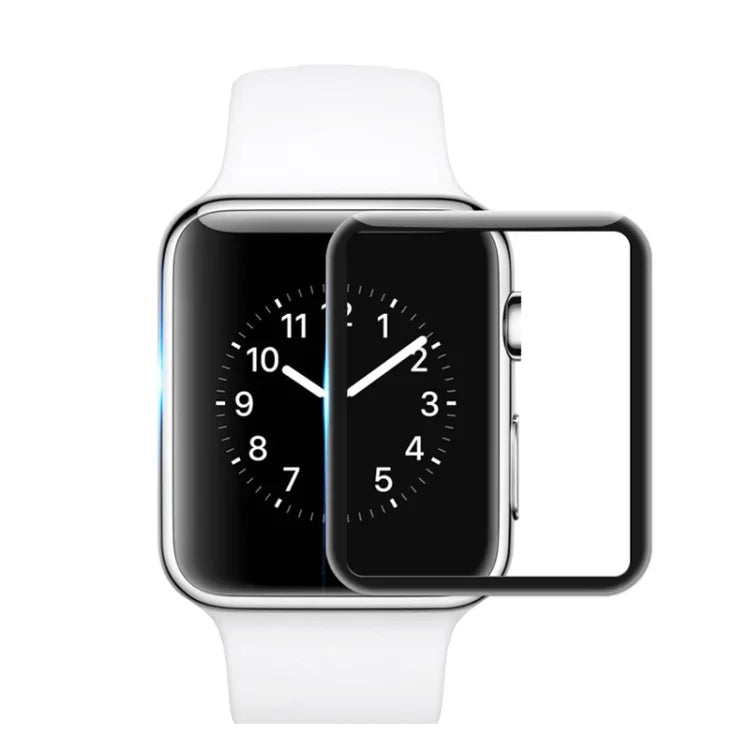 2pcs mocolo 0.33mm 9H 3D Round Edge Tempered Glass Film, For Apple Watch series 5 /4 40mm, For  Apple Watch series 5 / 4 44mm