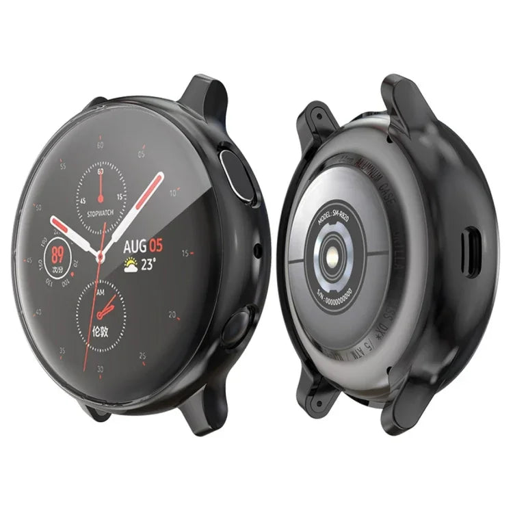 For Samsung Galaxy Watch Active 2 44mm ENKAY Hat-prince Full Coverage Electroplate TPU Case