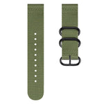 For Samsung Galaxy Watch Active 20mm S3 Nylon Three-ring Strap, For Samsung Galaxy Watch Active 2 20mm / Gear S3
