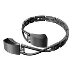 For Fitbit Alta smart watch X-shaped metal strap, black, gold, rose gold, sliver