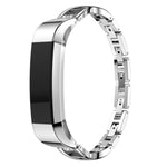 For Fitbit Alta smart watch X-shaped metal strap, black, gold, rose gold, sliver