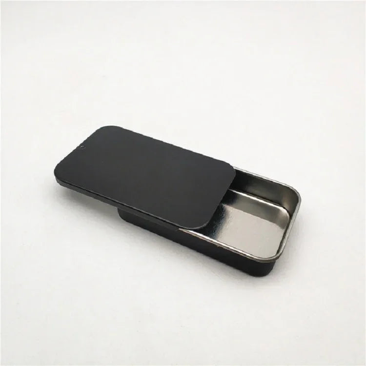 2 PCS Slide Sliding Iron Box Guitar Picks Music Equipment Accessories Storage Box, 2 PCS Guitar Picks