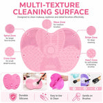 Silicone Brush Cleaner Mat Washing Tools For Cosmetic Make Up Eyebrow Brushes Cleaning Pad Scrubber Board