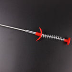 Metal Wire Brush Hand Kitchen Sink Cleaning Hook Sewer Dredging Device, 60cm