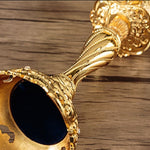Two PCS/Set Sapphire Single Candle Light Dinner Candle Holder Decoration Wedding Candle Holder, 7.6X7.6X18.8cm