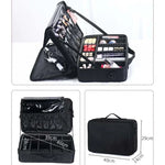 Makeup Bag Embroidery Manicure Portable Clapboard Toolbox, Large