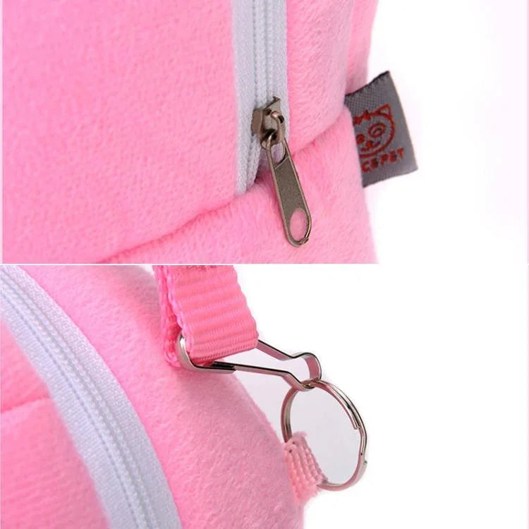 Pet Bag Small Pet Hamster Carrier Pure Color Leash Travel Bag, S