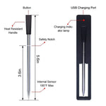 BBQ Kitchen Wireless Bluetooth Smart Food Oven Thermometer, Food Temperature Range: 0-100 degree