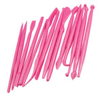 2 Sets Mini Fondant Styling Engraving Group Tools Cake Engraving Pen, 28 PCS Yellow, 28 PCS Rose Red, 28 PCS Pink