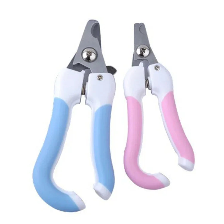 Two-piece Pet Toe Stainless Steel Cat and Dog Nail Clipper Filee, S, L