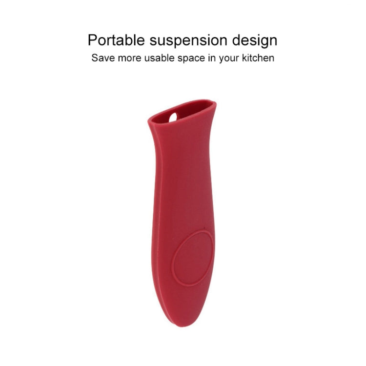 Silicone Pot Holder Handle Anti Slip Cover for Kitchen Thick Soft Pot Handle