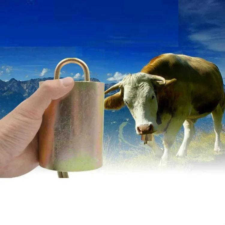 جرس مزرعة سميك وعالي الصوت للماشية والخيول والأغنام لمنع الفقدان، XS، S، M، L، XL