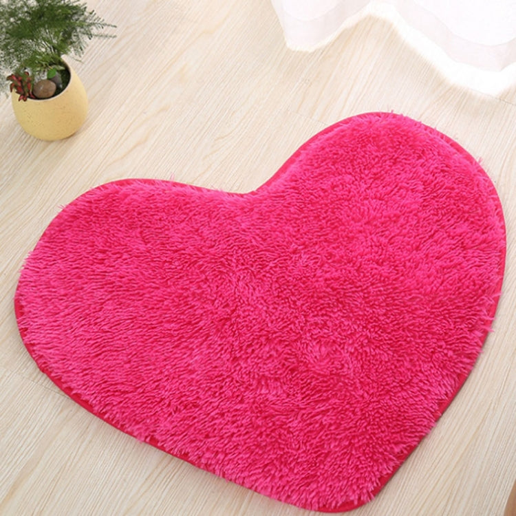 Heart Shape Non-slip Bath Mats Kitchen Carpet Home Decoration, 30*40CM