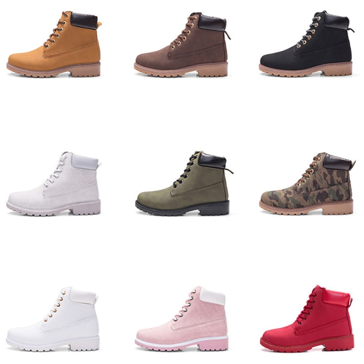 Couple Casual Big Head Warm Shoes Martin Boots, 38, 39, 40, 41, 42, 43