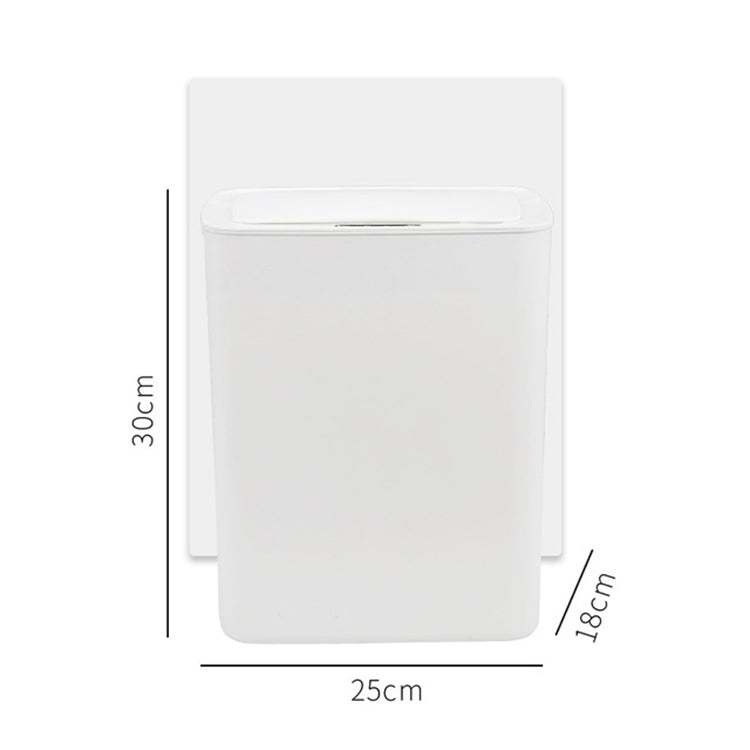 Fully-automatic with Lip Covered Household Living Room Kitchen Bathroom Intelligent Induction Trash Can, Charged Type