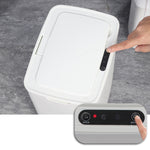 Fully-automatic with Lip Covered Household Living Room Kitchen Bathroom Intelligent Induction Trash Can, Charged Type