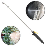 Garden Water Guns Stainless Steel Multifunction High Pressure Car Wash Spray Nozzle Hose Wand, 30cm, 48cm, 58cm, 72cm
