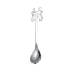 Multicolor Stainless Steel Butterfly Coffee Spoon Fruit Cold Drink Ice Cream Dessert Tea Spoon, Silver, Gold, Rose Gold, Rainbow, Black, Purple