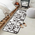 Geometric Lattice Carpet Kitchen Bath Antiskid Mat, 40x60cm, 40x120cm, 50x80cm, 50x160cm, 40x60cm + 40x120cm, 50x80cm + 50x160cm
