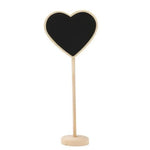 10 PCS Wooden Blackboard Chalkboard Mini Message Notice Board Table Wedding Party Decoration, Wooden Blackboard 2