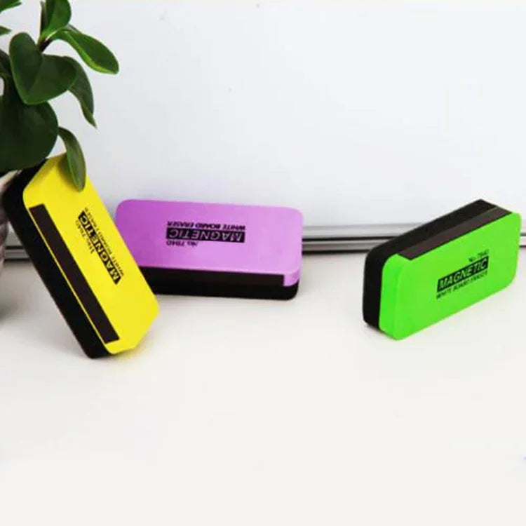 Magnetic Board Office School Blackboard Eraser Professional Cleaning Tool,Random Color Delivery, Blackboard Eraser