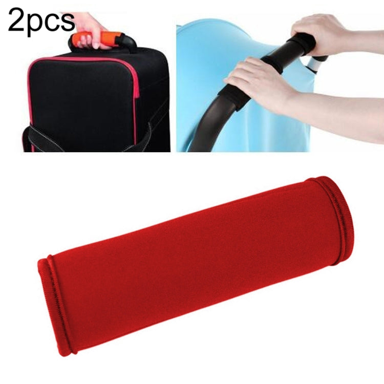 2 PCS Comfortable Neoprene Luggage Handle Wrap Grip Baby Universal Stroller Grip Protective Cover for Travel Bag Luggage Suitcase, Universal Black, Universal Orange, Universal Red, Universal Green, Universal Blue, Universal Yellow