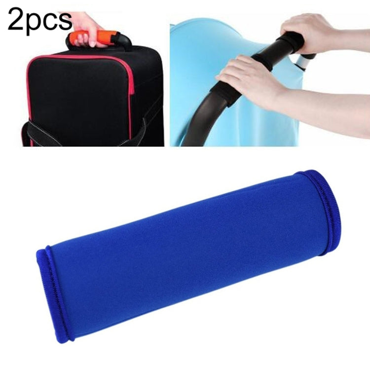 2 PCS Comfortable Neoprene Luggage Handle Wrap Grip Baby Universal Stroller Grip Protective Cover for Travel Bag Luggage Suitcase, Universal Black, Universal Orange, Universal Red, Universal Green, Universal Blue, Universal Yellow