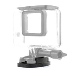 4 Holes Aluminum Quick Release Tripod Mount Base For Sports Camera, Black, Black Embedded Nut