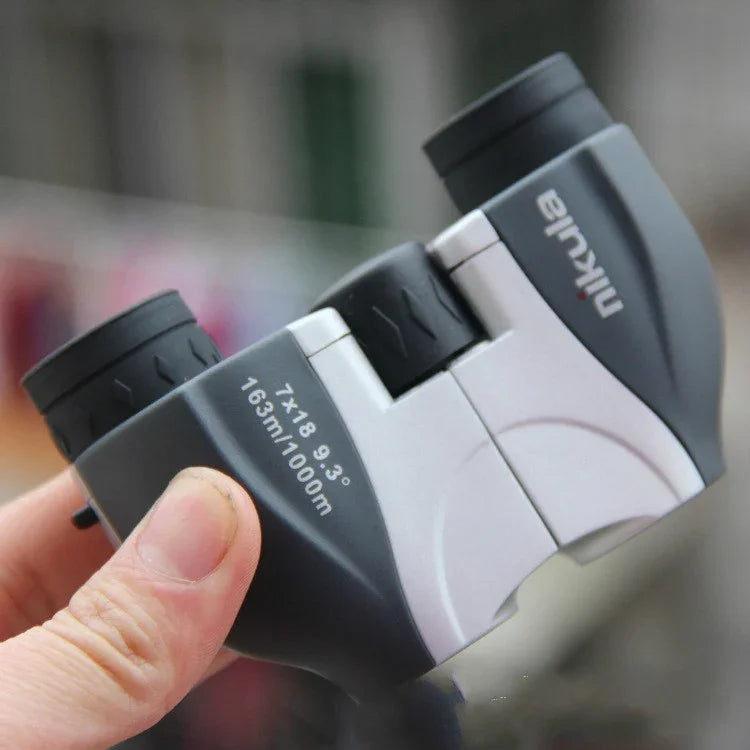 Nikula AU80718 7X18 Binocular Wide-angle HD Low Light Night Vision Telescope, 7X18
