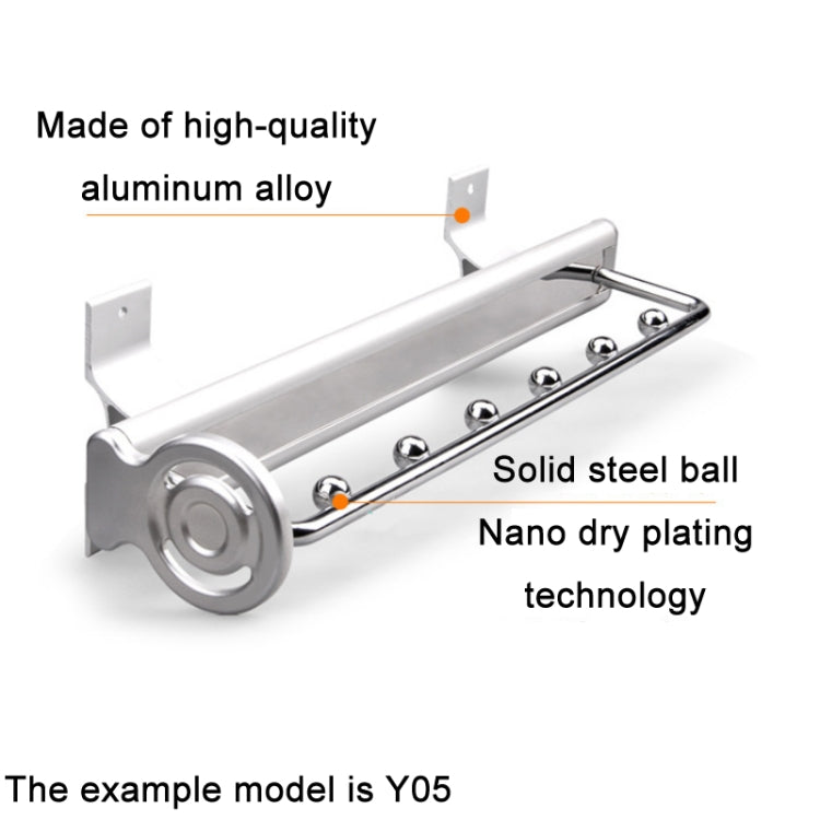 Wardrobe Hardware Push-Pull Hanging Rod Clothes Rail, Y02 Extendable 12 inches, Y02 Extendable 14 inches, Y02 Extendable 16 inches, Y01 Iron Head 10 inches, Y01 Iron Head 12 inches, Y01 Iron Head 14 inches, Y01 Iron Head 16 inches