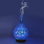 STB-XB10 3D Fireworks 7 Colors LED Night Light Air Humidifier Aroma Essential Oil Diffuser Mist Maker, US Plug, EU Plug, UK Plug, AU Plug