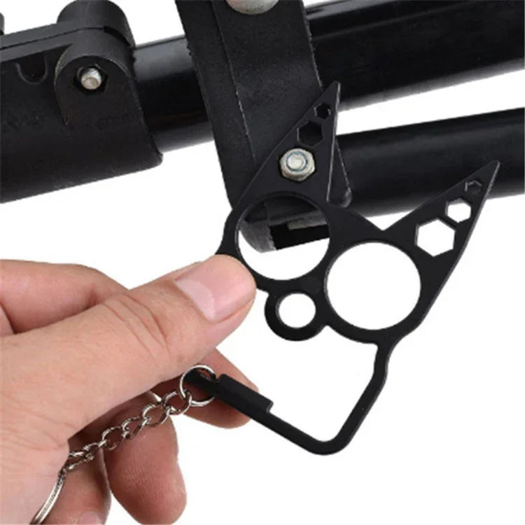 Multifunctional Outdoor Self-defense Double Finger Buckle Can Break The Window, Random Color Delivery, Self-defense Double Finger Buckle