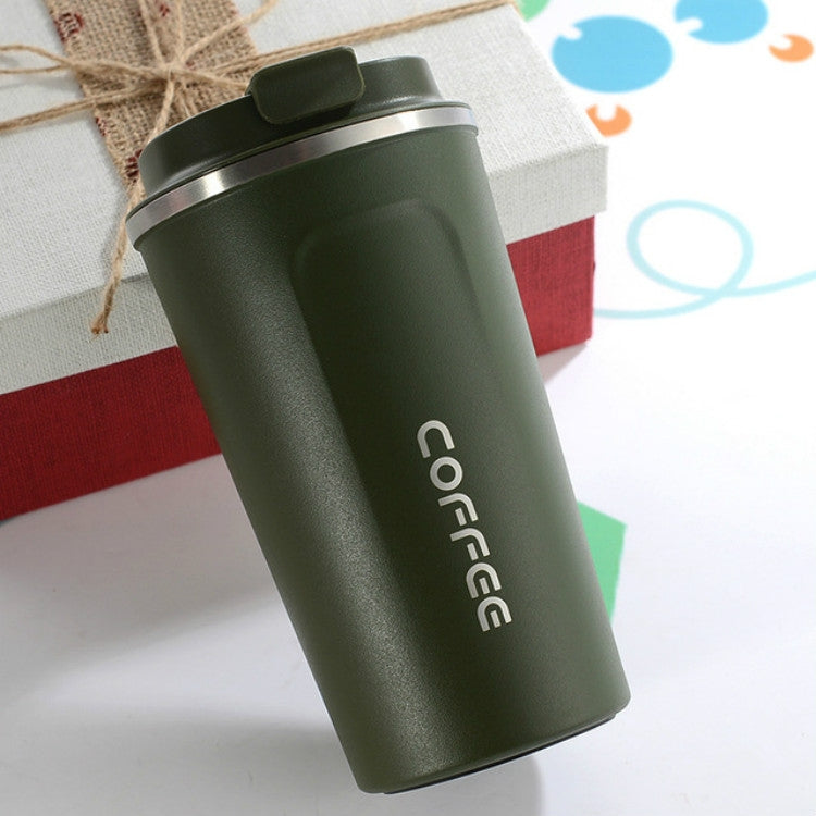 Smart Version Double Stainless steel 304 Coffee Mug Car Thermos Mug Travel Thermo Cup, 380ml Green, 380ml Blue, 380ml Pink, 380ml White, 380ml Black, 510ml White, 510ml Black, 510ml Green, 510ml Blue, 510ml Pink
