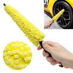 Universal Auto Car Accessories Car Rims Care Tire Wheel Washing Brush Plastic Handle Vehicle Wheel Cleaning Brush Washing Sponge, Wheel Cleaning Brush