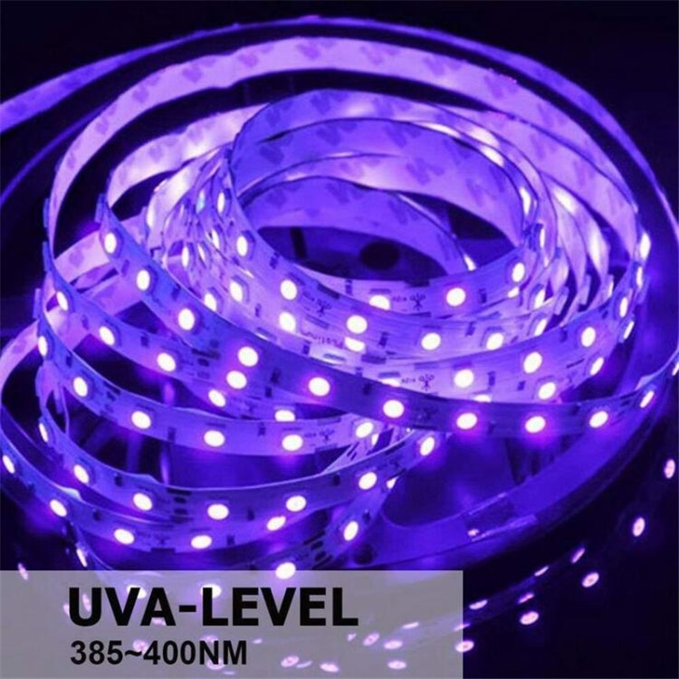 2835 SMD UV Purple Light Strip LED Lamp Decorative Light Strip, Waterproof 5m, Waterproof 10m, Bare Board 10m