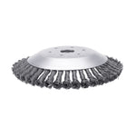 Lawn Mower Twisted Grass Wheel Steel Wire Grass Head Weeding Tray, 6 Inches, 8 Inches